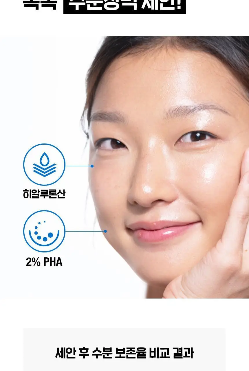 [히알루론/수분충전/온라인단독] 뉴트로지나 딥클린 하이드레이팅 포밍 클렌저 150g 상세페이지 6